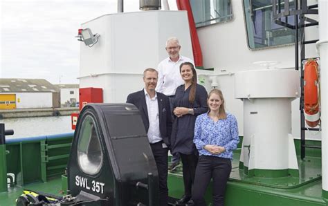 Portræt af Anja Vrangager hos Hirtshals Havn